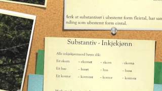 Nynorsk med Vegard  Substantiv svake verb og pronomen [upl. by Eceinert370]