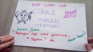 CÜMLE TÜRLERİ 1  Yüklemin Yerine Göre Cümleler [upl. by Adnolahs]