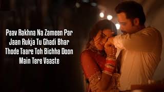 AANKH UTHI MOHABBAT NE LYRICS  EMRAAN HASHMI  JUBIN NAUTIYAL  TANISHK B MANOJ M  YUKTI T [upl. by Kramer]