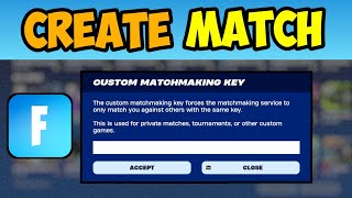 ✅️ How To Create Custom Match in Fortnite  Full Guide [upl. by Erny860]