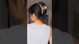 Right way to use this 👍🤯 hairtutorial hairbun youtubeshorts trendingshorts easyhairstyle hack [upl. by Emorej]