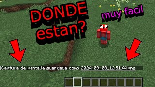 como ver las capturas del minecraft [upl. by Elay]