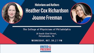 LIVESTREAM Historians Heather Cox Richardson and Joanne Freeman [upl. by Kahle]