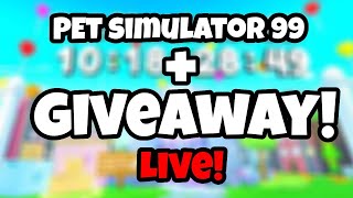 🔴UPDATE  HUGE PET GIVEAWAY PS99 LIVE  🔴LIVE GEMS amp EXCLUSIVES   PET SIMULATOR 99 [upl. by Yldarb399]