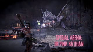 Monster Hunter World Iceborne  Special Arena HR Pink Rathian [upl. by Esinej20]