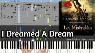 I Dreamed A Dream Les Miserables Piano Tutorial  PDF [upl. by Odnuges]