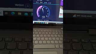 Verizon speed test in Lenovo 5G using pUDP prepaid unlimited data plan for jetpacks and tablets [upl. by Pierette]