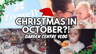 The LARGEST Christmas Village in the UK  TROWELL GARDEN CENTRE VLOG [upl. by Sidon]