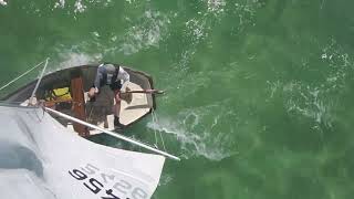 Sailing the Bauer 10  Bauteck 10 TenderDinghy [upl. by Bouchier]