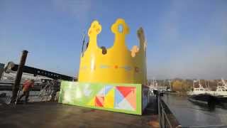 Burger King Crowning the Statue of Liberty TimeLapse [upl. by Mohl]