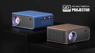 BORREGO T4 Full Hd Mini Smartphone Portable Projector Home Theater Movie Beamer Projector [upl. by Miran]