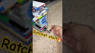 Ratchet start🔥 engine legoengine lego enginebuilding legomotor [upl. by Drawets]