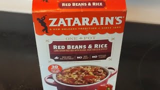 Making Zatarains Red Beans and rice with Chicken added [upl. by Huey34]