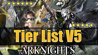 Tier List V5  Eunectes Tomimi  27022021  Arknights Global Server [upl. by Okier382]