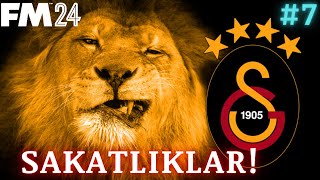 FM 2024 Galatasaray Kariyeri Sakatlık Ve Transferler [upl. by Adnouqal69]