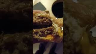 Double Cheeseburger  Southern Fried Chicken Tenders Review  Brentford FC explore trending viral [upl. by Zarihs161]