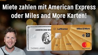 Miete zahlen mit Kreditkarte und Meilen sammeln  SchrittfürSchrittAnleitung Miles and More Amex [upl. by Imim268]