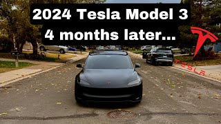 4 Months with the 2024 TESLA MODLE 3 PERFORMANCE Daily Experience [upl. by Ylatfen669]