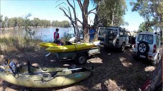 Elmore Weir Kayak Fishing February 2012 [upl. by Ahsiel]