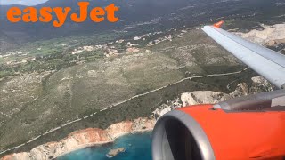 ✈ TRIP REPORT  EasyJet A320214  Kefalonia to London Gatwick  EZY 8196  150423 [upl. by Laehctim916]