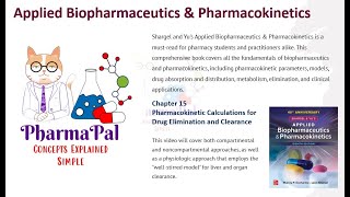 Chapter 15 Pharmacokinetic Calculations for Drug Elimination and Clearance [upl. by Hump]