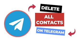 How to Delete All Contacts in Telegram [upl. by Sidnarb]