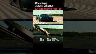 KOENIGSEGG Jesko Absolut  0 To 400kmh jeskoabsolut koenigseggjeskoabsolut koenigsegg [upl. by Maiga]