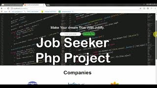 Desk For Job Seeker Project In Php with Source Code  Php Project Tutorial [upl. by Yanaton999]