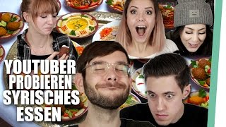 YouTuber probieren syrisches Essen [upl. by Ranite162]