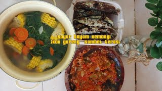 sayur bayam kemangiikan goreng sambel terasi [upl. by Semela450]