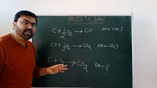 Hesss Law  What is Hess Law  With Example  In Hindi [upl. by Rolland]