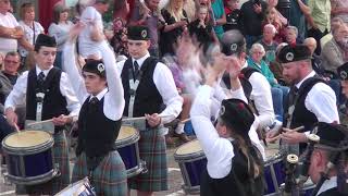 Kirkcudbright Floodlit Tattoo 2019 Boghall and Bathgate Caledonia Pipe Band [upl. by Albie676]