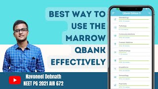 Best way to use the MARROW Qbank effectively  NEET PG 2022  NExT by NEET PG 2021 AIR 672 [upl. by Halsy]