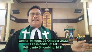 jamita Minggu 29 Oktober 2023 1Tesalonika 218 [upl. by Drehcir]