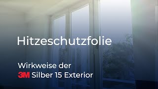 Silberfolie für Fenster starker Hitzeschutz von außen [upl. by Harday]