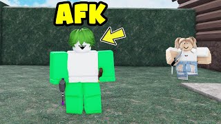 I Became FAKE AFK In Murderers VS Sheriffs Duels Roblox [upl. by Hpeseoj]