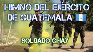 Himno del Ejército de Guatemala 🇬🇹🪖 cantando por el personal Militar Soldado Chay [upl. by Niddala215]