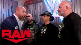 Triple H lays out the rules for DX Raw Oct 10 2022 [upl. by Beatrisa806]