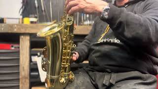 7683 SELMER SERIES II ALTO SAXOPHONE pre service assessment 02 [upl. by Blen18]