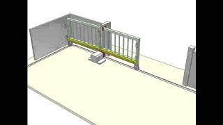 Slide folding gate [upl. by Jahn]