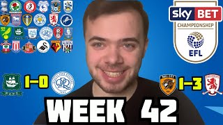 MY WEEK 42 CHAMPIONSHIP SCORE PREDICTIONS [upl. by Ecinerev984]