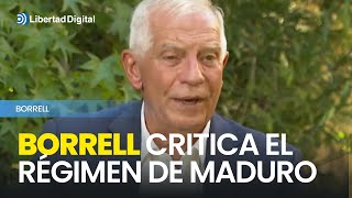 Borrell critica el quotautoritarioquoty quotdictatorialquot régimen de Nicolás Maduro [upl. by Goddart188]