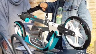 HUDORA BigWheel 205Das Original mit RX Pro TechnologieTretRoller CityScooter  Unboxing [upl. by Llyrrad]