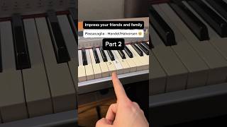 Part 2 Passacaglia  HandelHalvorsen 🤯 Easy Piano Tutorial piano tutorial passacaglia [upl. by Otiv455]