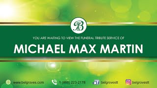 Michael Max Martin Tribute Service [upl. by Blanchette254]