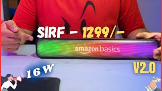 Premium quality in Budget 🔥🔥 Amazon Basics Speaker 16w soundbar  Full review amp sound test [upl. by Buehrer968]