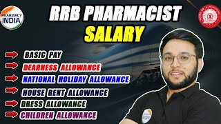 RRB Pharmacist Salary  Complete Breakdown  Basic Pay  DA rrbpharmacist salary pharmacy [upl. by Rednirah]