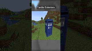 Minecraft Doctor Who Tardis Mod Exteriors shorts doctorwho [upl. by Florentia]