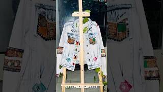 Part 2 diy denim jacket creativity mydiy painting art [upl. by Ocire]