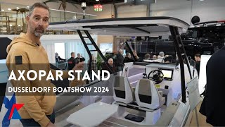 Check Out The Axopar Stand  Düsseldorf Boatshow 2024 [upl. by Piggy]